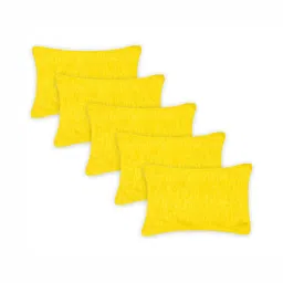 Home Heart Yellow 5 Pieces Rectangle Cushion Covers-image-16