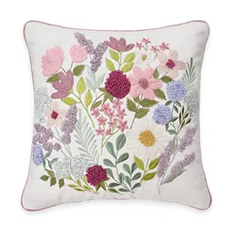 haus & kinder Purple & White Floral Square Cushion Covers-45