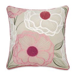 haus & kinder White & Beige Floral Square Cushion Covers-picture-27