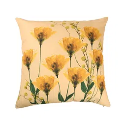 ANS Yellow & Green 3Pcs Floral Square Cushion Covers-image-25