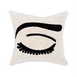 AIVIK Black & White Quirky Silk Square Cushion Cover-image-22