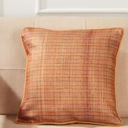Fabindia Yellow & Blue Geometric Square Cushion Covers-image-18