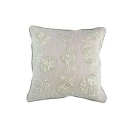 The Wishing Chair Beige & Green Square Cushion Covers-58