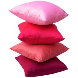 RoyalDeco Pink & Purple Set of 4 Square Cushion Covers-42