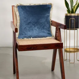 Living scapes by Pantaloons Blue & Beige Square Cushion Covers-10