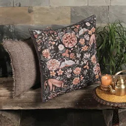 ONSETHOMES Brown & Orange Embellished Square Cushion Covers-image-45