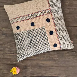 Art Avenue Mustard Abstract Square Cushion Cover-picture-32