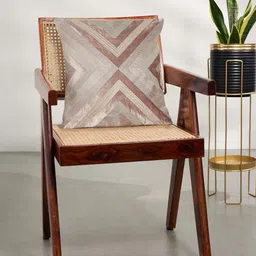 Living scapes by Pantaloons Beige Geometric Square Cushion Covers-39