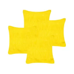 Home Heart Yellow 4 Pieces Square Cushion Covers-image-56