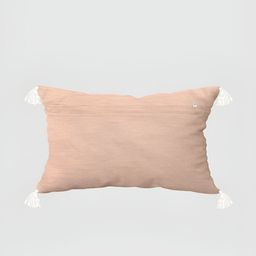 SHADES of LIFE Khaki & White 2 Pieces Ethnic Motifs Rectangle Cushion Covers-image-48