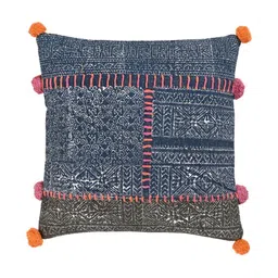 Art Avenue Black & Blue Geometric Square Cushion Covers-image-74