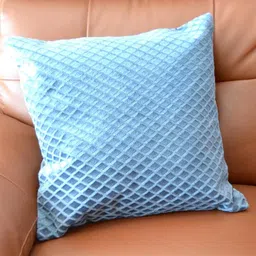 Tranquil square Blue Set of 5 Geometric Cotton Square Cushion Covers-20