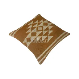 iinfinize Yellow and Cream Kilim Cushion Cover-43
