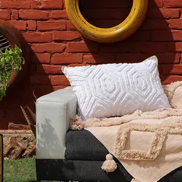 HERE&NOW White Rectangle Cushion Cover-picture-48