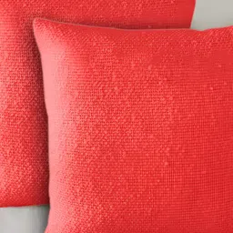 BIRD WING Red 2 Pieces Square Cotton Cushion Covers-image-66