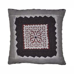 Lal Haveli Grey Ethnic Motifs Square Cushion Covers-image-33