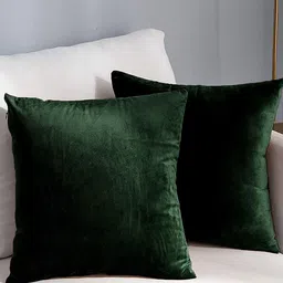 AEROHAVEN Green 2 Pcs Reversible Square Cushion Covers-25