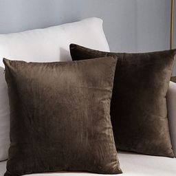 AEROHAVEN Brown 2 Pcs Reversible Square Cushion Covers-image-76