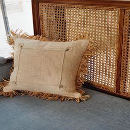 THROWPILLOW Off White Square Cushion Covers-image-63