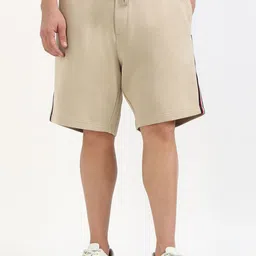 Tommy Hilfiger Men Striped Fashion Regular Fit Mid-Rise Cotton Shorts-image-44