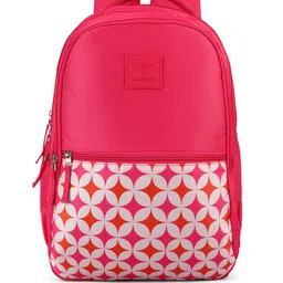 Impulse Kids Geometric Printed Backpack with Compression Straps-1