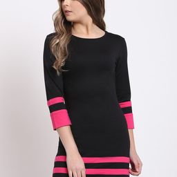 RIVI Striped Cotton Bodycon Dress-image-47