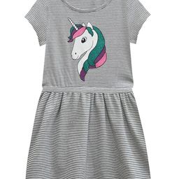 A T U N Grey Striped Dress-image-84