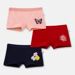 You Got Plan B Girls Pack Of 3 Printed Boyshorts Briefs-image-54