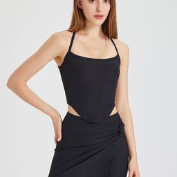JC Collection Women High-Rise Twisted Skorts-image-50
