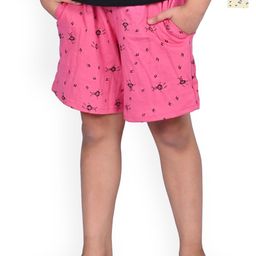 BAESD Girls Pack Of 2 Printed High-Rise Cotton Hot Pants-picture-23