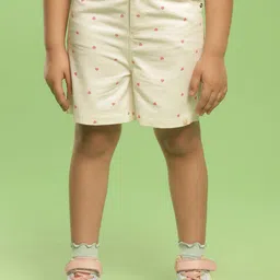 Somersault Girls Printed Cotton High-Rise Shorts-image-58