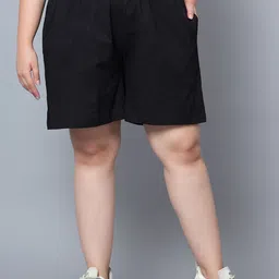 Indietoga Women High-Rise Stretchable Cotton Shorts-image-76