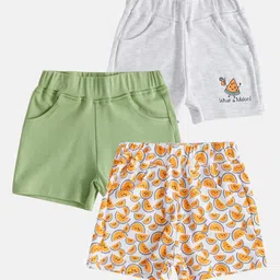 Pantaloons Baby Pack of 3 Boys Low-Rise Shorts-picture-30