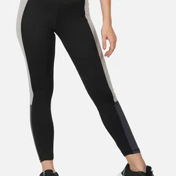 IMPERATIVE Women Colourblocked Antimicrobial Ankle Length Tights-34