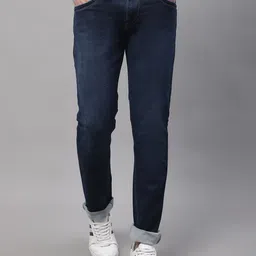 Cantabil Men Light Fade Mid Rise Stretchable Cotton Jeans-image-89