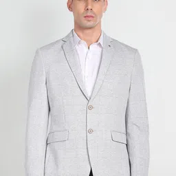 Arrow Single-Breasted Notched Lapel Collar Slim Fit Formal Blazers-picture-42