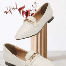 ELLE Women Embellished Pointed Toe Lightweight Loafers-image-40