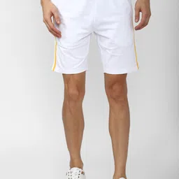 Peter England Men White Shorts-image-55