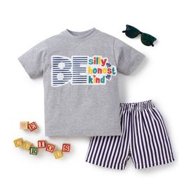 Knit N Knot Boys Printed T-shirt with Shorts-image-38