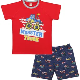 Clothe Funn Boys Printed T-shirt with Shorts-image-48