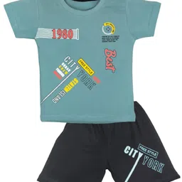 BAESD Infants Printed Pure Cotton T-shirt With Shorts-68