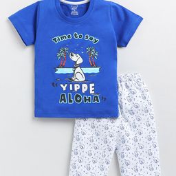 Toonyport Boys Printed Pure Cotton T-shirt With Shorts-picture-47