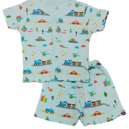 BAESD Unisex Kids Printed Shirt with Shorts-57