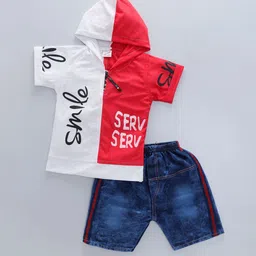 BAESD Boys Colourblocked Shirt with Shorts-image-49