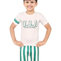 BAESD Boys Printed Top with Shorts-image-98