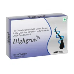 WestCoast Highgrow Tablet for Hair Growth - 10 Tablet-40
