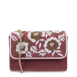 Metro Pink & White Textured Envelope Clutch-picture-43