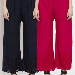 Miaz Lifestyle Women Pack Of 2 Palazzos-image-18