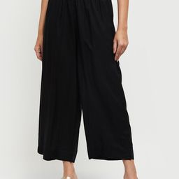 max Women Black Knitted Palazzos-image-96