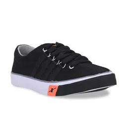 Sparx Men Black Sneakers-image-82